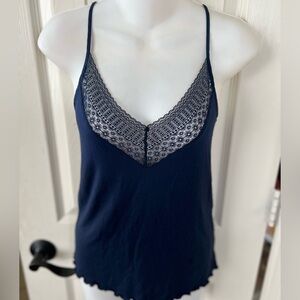 Everywhere LYR Lace Trim Tank